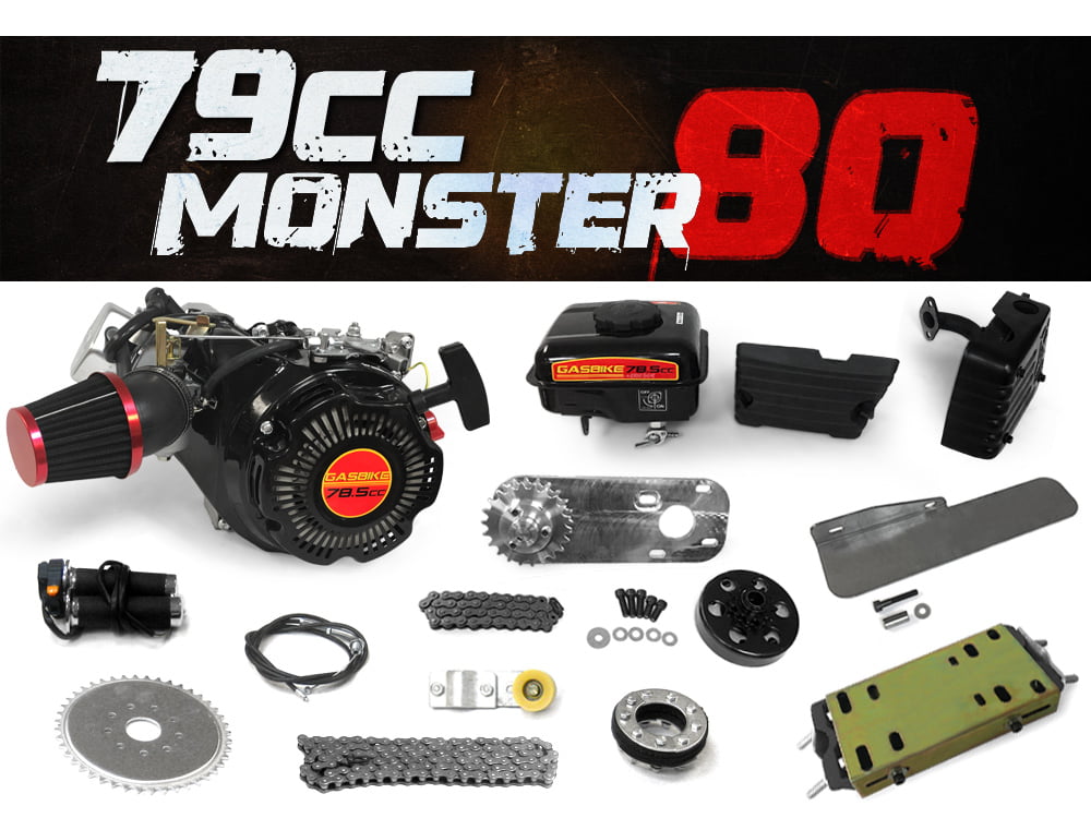79cc Motorized Bicycle Engine Only 4 Stroke 78.5cc 