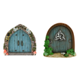 thumbnail image 1 of Puerta Hadas Casa Muñecas Elfo en Miniatura Artesanía para Árboles Jardín (1), 1 of 9