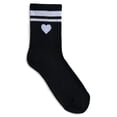 thumbnail image 3 of No Boundaries Ribbed Mid Crew Socks, 6-Pack, Women's, Shoe Sizes 4-10, 3 of 8