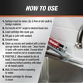 thumbnail image 3 of DAP Kwik Seal Kitchen and Bath Adhesive Caulk, 300ml, White, 3 of 8