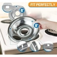 thumbnail image 2 of Stove Drip Pans for Electric Stove - 4 Pack, 2 of 5