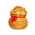 thumbnail image 2 of Sunjoy Tech Chinese New Year Ornament Lucky Money Ingot Bag Decoration Vibrant Color Car Ornament Spring Festival Decor, 2 of 8