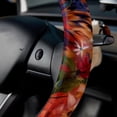 thumbnail image 5 of Floral Animal 14.5 Inch Printing PVC Leather Car Wheel Cover, Steering Wheel Covers, Auto Accessories, 5 of 6
