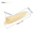 thumbnail image 2 of Uxcell 9mm Plastic Pocket Hole Plug,for Jig Working Tool,White Beige Khaki 150pack, 2 of 5