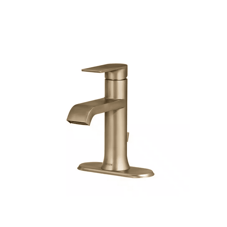 Genta Single Handle Single Hole Bathroom Faucet in Bronzed Gold Genta Single Handle Single Hole Bathroom Faucet in Bronzed Gold