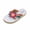 White, variant on Women Embroidered Rainbow Wedge Thong Slippers Cloth Breathable Casual Bohemian Platform Beach Sandals, Black