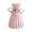 Pink, variant on dgysar 8in Plastic Decorative Vase Shatterproof Hemp Rope Folding Vase for Living Room Office Modern Floral Decor Black 1 PCS