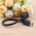 thumbnail image 1 of Cable Micro USB tipo C de 15cm, carga rápida corta para Samsung, Xiaomi, Huawei, teléfono Android, Cable de sincronización de datos, Cable adaptador USB Tan Jianjun unisex, 1 of 2