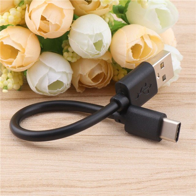 Cable Micro USB tipo C de 15cm, carga rápida corta para Samsung, Xiaomi, Huawei, teléfono Android, Cable de sincronización de datos, Cable adaptador USB Tan Jianjun unisex