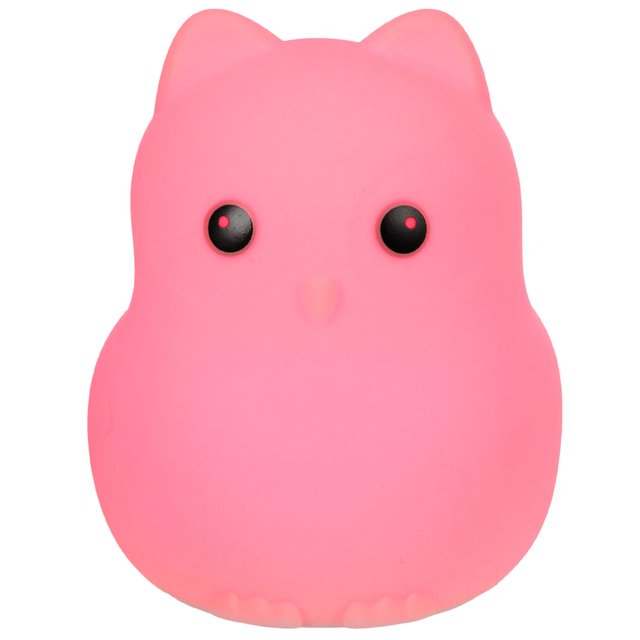 Luz Nocturna De Silicona Con Forma De Búho Con Control Remoto, Lámpara Para Dormir Junto A La Cama Para Regalo, Hogar, Habitación De Niños Advancent HA016490-00