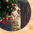 thumbnail image 5 of FMSHPON Young Tree Xmas Christmas Tree Skirt Stand Mat for Holiday Party Decoration Indoor Outdoor 48 inches, 5 of 6