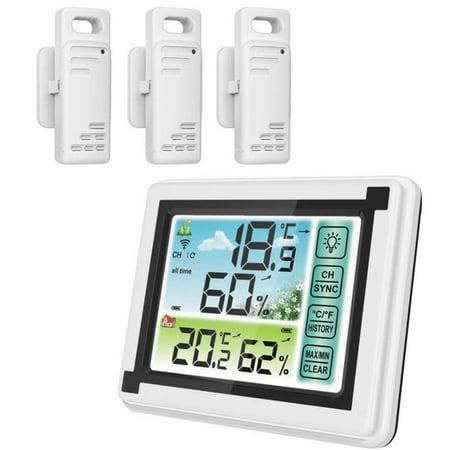 

Decor Store Wireless Color Screen Indoor Outdoor Temperature Humidity Thermometer Meter