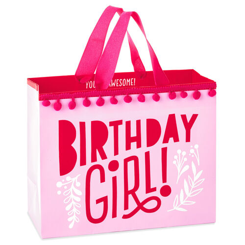 Birthday Girl Medium Birthday Gift Bag, 7.7"