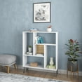 thumbnail image 2 of Ada Home Decor Arven 3 Tier Open Shelf Cube Bookcase, White, 2 of 7