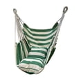 thumbnail image 2 of YingYouFu Hanging Hammock Chair with Rope, Macrame Cotton Swing Seat for Outdoor Patio Deck Porch, Indoor Bedroom Balcony Relaxing Swing Chair, 2 of 6