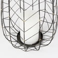 thumbnail image 6 of Mercana Petiole I Small Gold Toned Metal Table Candle Holder, 6 of 7