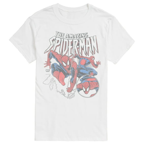 Marvel - Spider-Man Web Collage - Men's Short Sleeve Graphic T-Shirt