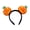 D, variant on SmartBy Halloween Plush Pumpkin Headband, Fuzzy Orange Ghost Face Pumpkin Hair Accessories for Women Halloween Costume Cosplay Accessories
