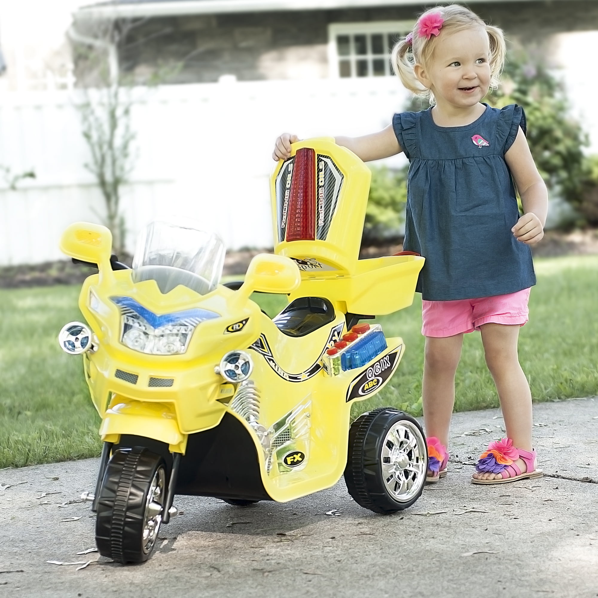 ride on toy 3 wheel motorcycle trike