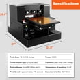 thumbnail image 5 of SHENGJINSH A3 L805 UV Printer, High Resolution 2880 x1440dpi UV Flatbed Printer with Bottle Holder for Phone Case Glass Cups Stickers Wood Acrylic Leather Golf Balls, 5 of 9