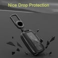 thumbnail image 5 of Alloy Metal Key Fob Cover,Compatible with LR Range Rover Evoque Velar Discovery Jaguar XE XF XJ F-Pace F-Type Remote Keyless Entre Key Fob,Armor TPU Key Fob Case Protector with Keychain, 5 of 7