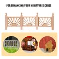 thumbnail image 3 of LOLIPPYY 2Pcs Small Garden Fence Rectangular Wood Garden Decoration for Indoor Hobby and Collectors, 3 of 8