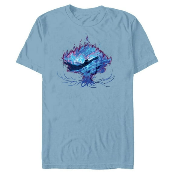 Avatar: The Way of Water Na’vi Ilu Rider - Short Sleeve Blended T-Shirt for Adults - Customized-Ocean Blue