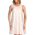 thumbnail image 1 of Xecao Robes d'Été à Pois Colorés pour Femmes Robes Décontractées de Plage Robes de Plage Sans Manches Robe Évasée avec Poches, 1 of 7