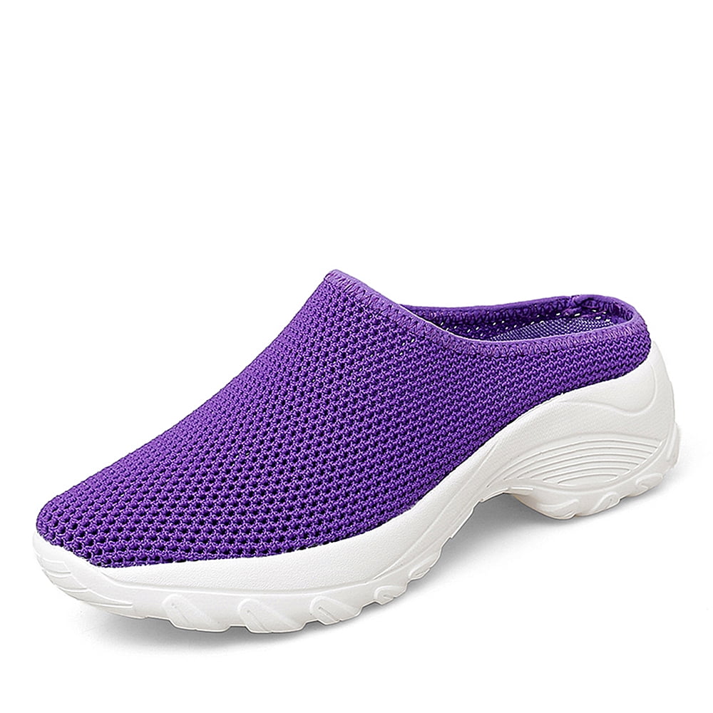 YXDCHW Womens Light Weight Quick Drying Slip-On Garden Clog Shoes Mules Rubber Slipper Massage Insole Sandals 