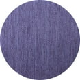 thumbnail image 1 of Ahgly Company Indoor Round Abstract Blue Contemporary Area Rugs, 7' Round, 1 of 4