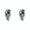 thumbnail image 2 of Maytalsory Wide Application Artificial Flower Realistic Appearance Low Maintenance haze blue 2Set, 2 of 6