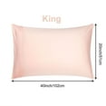 thumbnail image 2 of Luxury Pillowcase Set Of 4 - Super Soft Hotel Quality - Pink King, 2 of 8