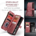 thumbnail image 6 of for Samsung Galaxy S20 Ultra Case Wallet for Women and Men, Samsung Galaxy S20 Ultra Case, PU Leather Magnetic Flip Strap Wristlet Zipper Card Holder Wallet Business Phone Cover for S20 Ultra, Red, 6 of 10