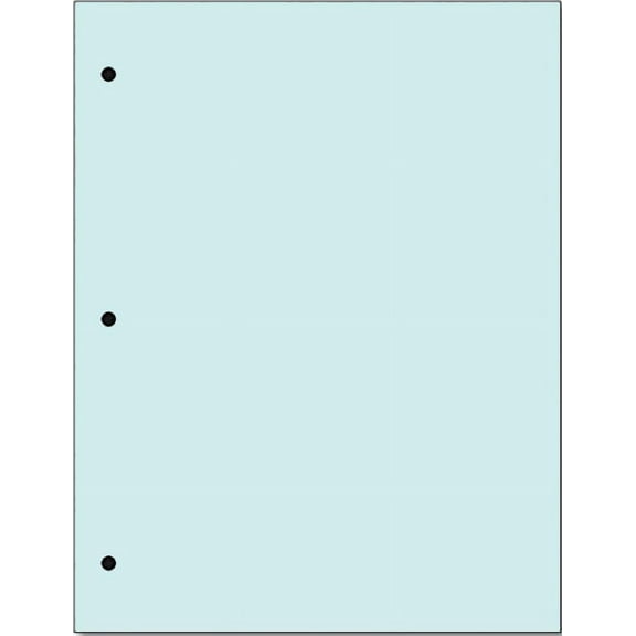 Copy And Printing Color Paper, 20. 3 Hole Punch 500 Sheets Per Ream. (Blue)