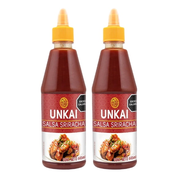 Unkai Salsa Sriracha 445 Ml 2 Piezas