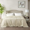 thumbnail image 2 of Knit Blanket Ivory/Twin, 2 of 10