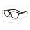 thumbnail image 4 of EYE ZOOM 5 Pack Retro Style Plastic Frame Reading Glasses for Men and Women, Black and Tortoise +1.50, 4 of 5