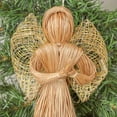 thumbnail image 2 of 2 Straw Angels with Wire Stand - Handcrafted Holiday Décor, 2 of 5