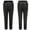 Black, variant on Turilly Womens Winter Warm Pants Unisex Six Heating Solid Color Fashionable Casual Heating Pants