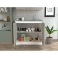thumbnail image 3 of TUHOME Napoles Freestanding Sink - White/Light Grey Engineered Wood, 3 of 9
