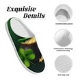 thumbnail image 5 of Kdxio St. Patrick's Day4 Women's Men's Slippers Plush Slip-On House Slipper for Winter Indoor Soft Cushion Non-slip Fluffy Slides Slippers-46/47, 5 of 7