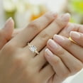 thumbnail image 2 of 2 Carat IGI Certified Radiant Shape Lab Grown Diamond Engagement Ring | 14K Yellow Gold | Cheryl Side Stone Lab Diamond Ring | FG-VS1-VS2 Quality Friendly Diamonds, 2 of 5