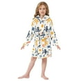 thumbnail image 6 of FORMRS Niños Bathrobe Unisex Hooded Robe Soft Plush Pajamas Sleepwear, Size 4-6T, Playful Forest, 6 of 7