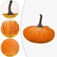 thumbnail image 2 of Calabaza De Terciopelo Artificial Calabaza de cosecha artificial hecha a mano para otoño Halloween Acción de Gracias (amarillo), 2 of 8