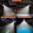 thumbnail image 4 of Cámara de seguridad solar impermeable al aire libre IP66 con energía solar con sensor de movimiento Luz solar LED para garaje de jardín Adepaton GX-464, 4 of 6