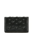 thumbnail image 1 of Pre-Owned Jimmy Choo Star Studs Business Card Case/Card Case/Coin Purse Black Leather Women's..., 1 of 10