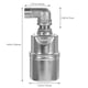 thumbnail image 2 of KAKOWELY Válvula de flotador para tanque de agua, entrada lateral, controlador de nivel de agua, válvula de bola de 1/2 pulgada, 2 of 5