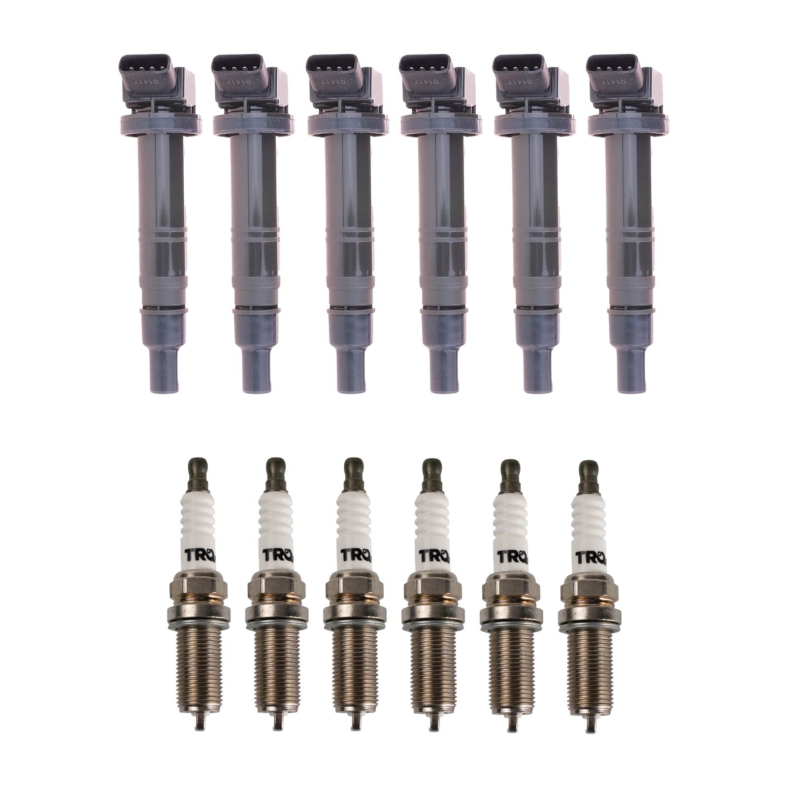 TRQ Ignition Coil & Iridium Spark Plug Kit Set for 4Runner FJ Tacoma Tundra 4.0L ICA71735