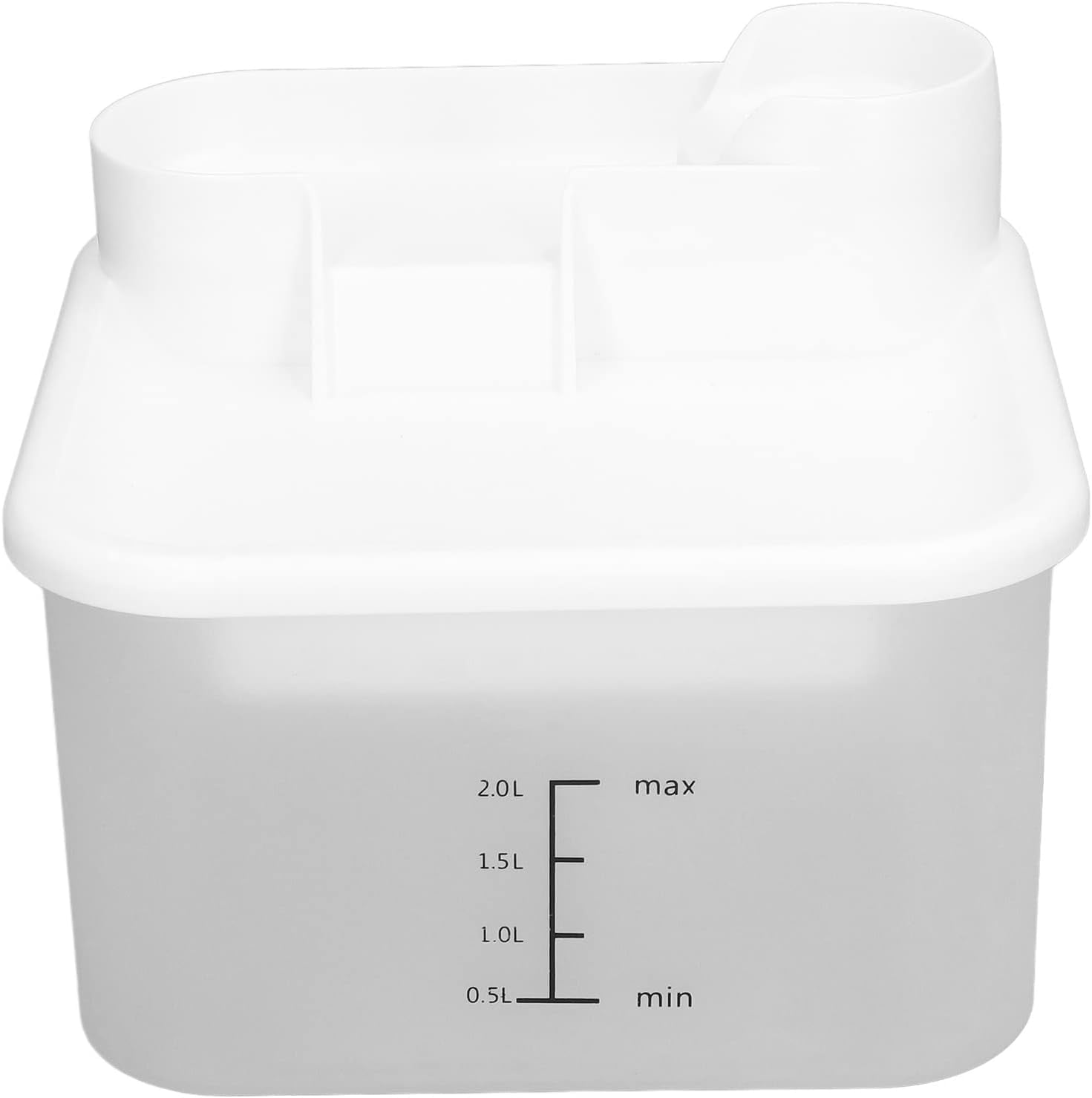 Pet Water Fountain, Easy Cleaning Visible, Quiet and Healthy Water Automatic Cat Water Dispenser Dog Safe for Indoors