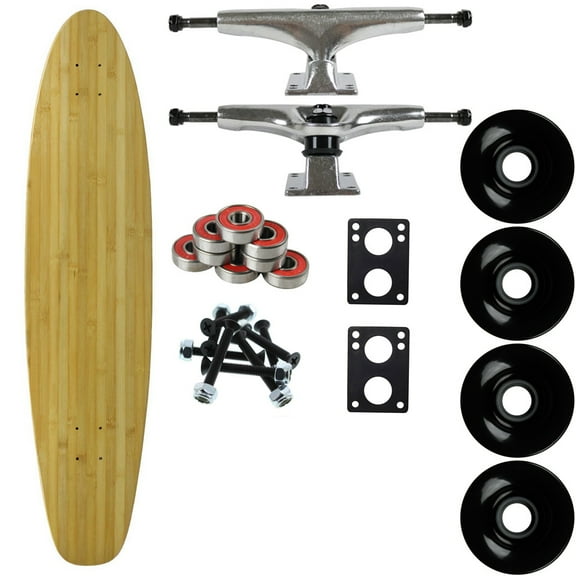 Moose Longboard Complete 9" x 40" Kicktail Bamboo